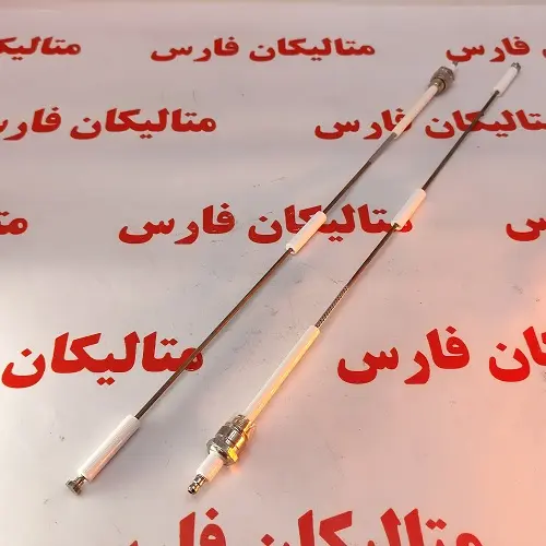 متالیکان فارس-الکترود جرقه ‎زن سرامیکی سفارشی به همراه کابل مخصوص مشعل‌های گازی